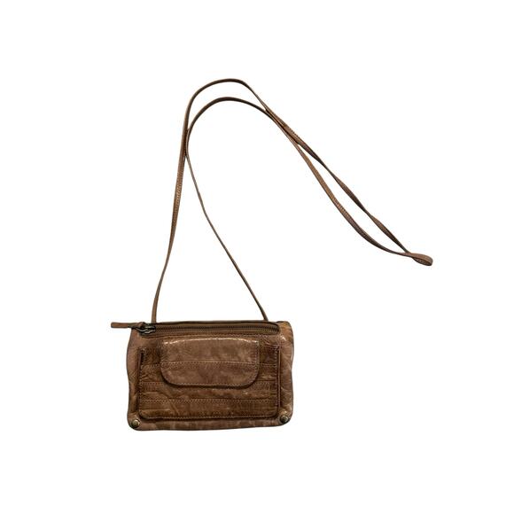 R.P.S Rock Paper Scissors Leather Crossbody Y2KBag VintageVibes Festival Indie - Picture 1 of 8
